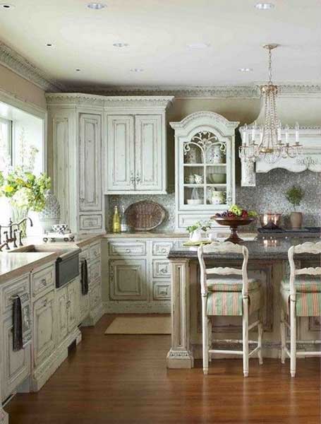 05 Shabby Chic Greyish Kitchen Cabinets Page Image 05 Shabby Chic Greyish Kitchen Cabinets Page Image