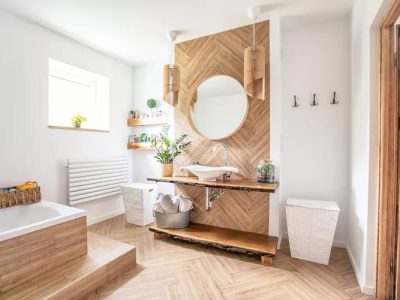 Boho Style Bathroom Interior Boho Style Bathroom Interior